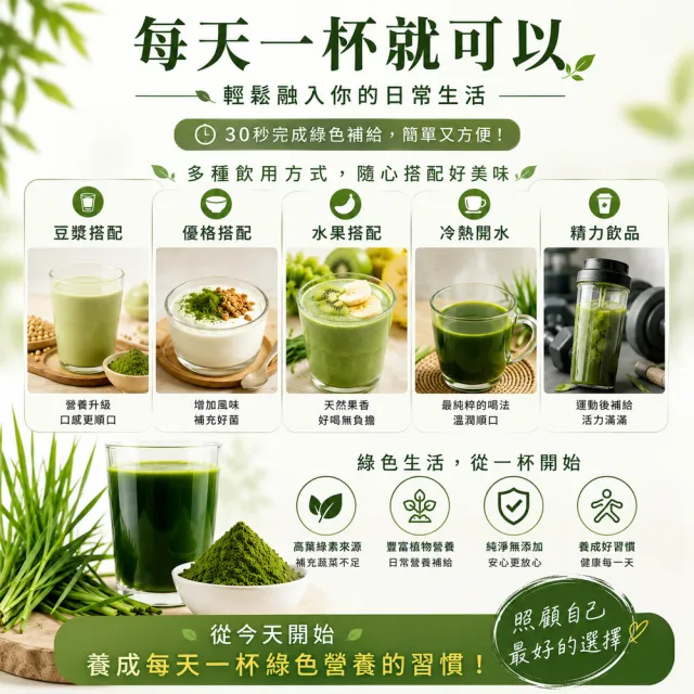 【Naturgrace 樂而泉】火山有機小麥草汁粉 150g 21倍濃縮 有機青汁 純素 葉綠素雙11