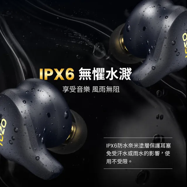 【TOZO】Golden X1 LDAC™旗艦AI輔助真無線降躁藍芽耳機(chatGPT/智慧錄音/Hi-Res認證/原廠公司貨)