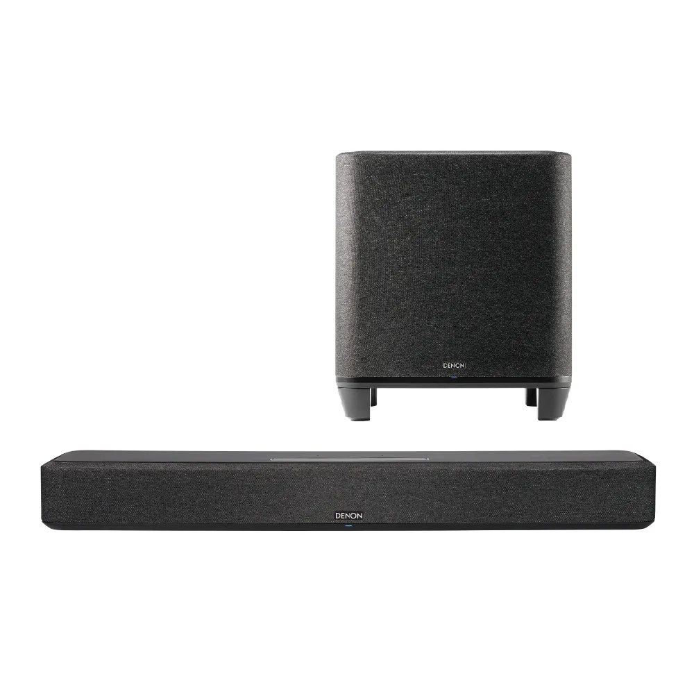 【Denon 天龍】HOME 550 Soundbar+重低音組合(黑色)