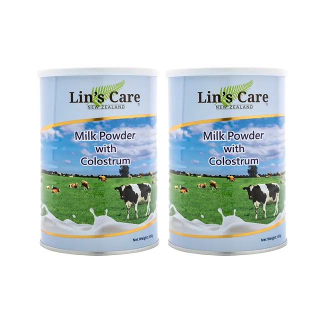 【Lin’s Care】紐西蘭高優質初乳奶粉450g  2入組