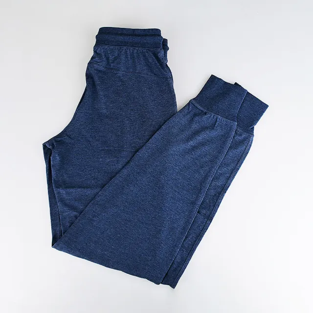 【Paul Smith】PAUL SMITH棉質舒適親膚設計束口休閒長褲(女/藍)