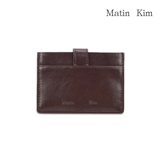 【MATIN KIM】官方旗艦 西部元素鎖扣卡夾(棕色)