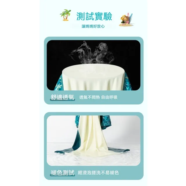 【橘魔法】大童 漫畫鯊魚前拉鍊插肩短袖泳衣+泳褲 2件式 兒童 男童 童裝 泳裝 游泳課 玩水 泳衣 戲水 海邊
