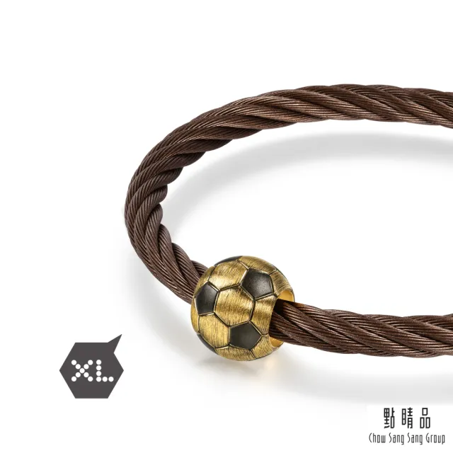 【點睛品】Charme XL 經典足球 黃金串珠(7月新品)
