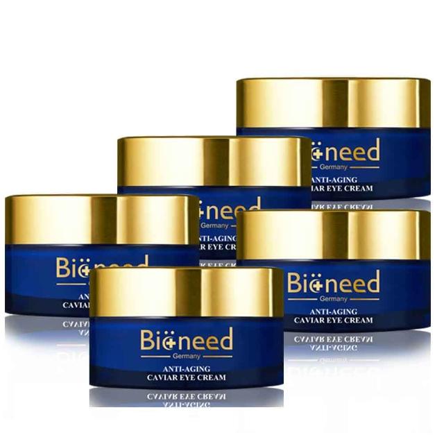 【Bioneed】德國Bioneed極緻亮顏魚子眼霜30ml（5入+送30ml正裝體驗共6件）網