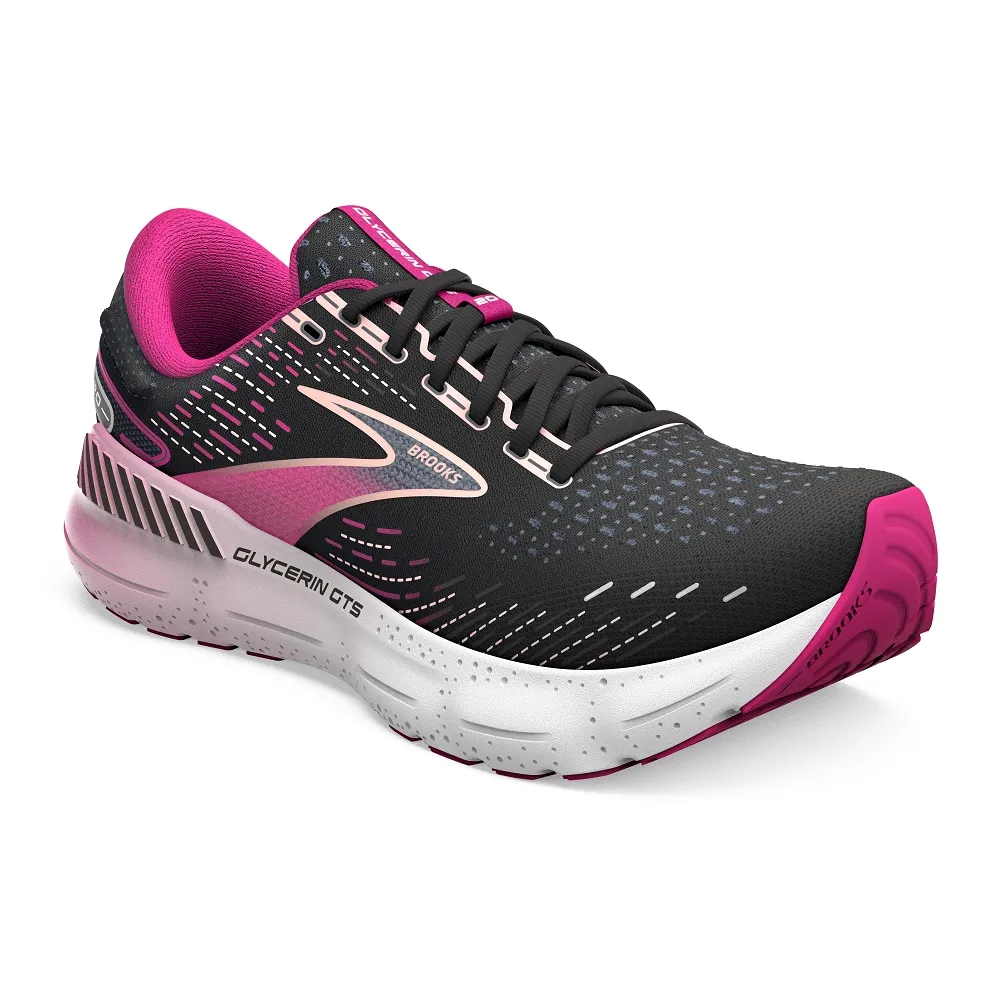 【BROOKS】女鞋 慢跑鞋 避震緩衝象限 Glycerin GTS 20 甘油系列20代GTS(1203701B094)