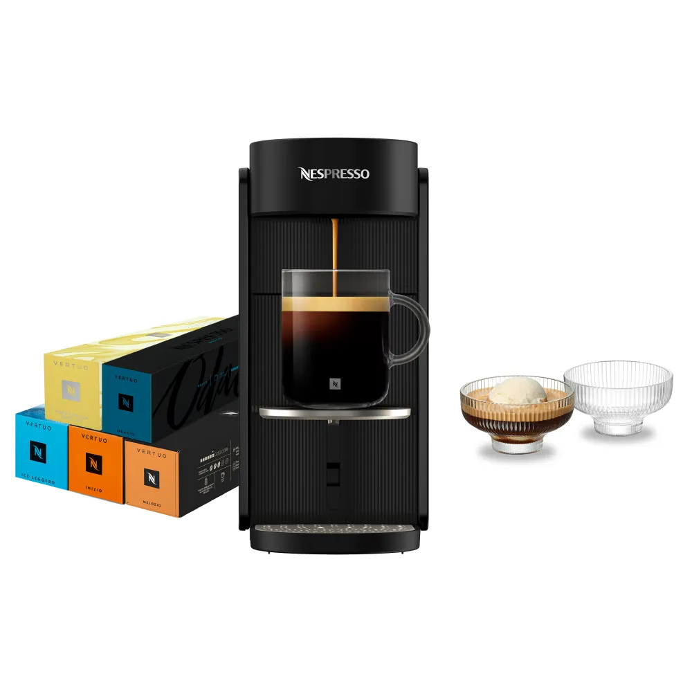 【Nespresso】Vertuo UP全自動膠囊咖啡機_超值全配組_多色任選(早鳥優惠30顆組)