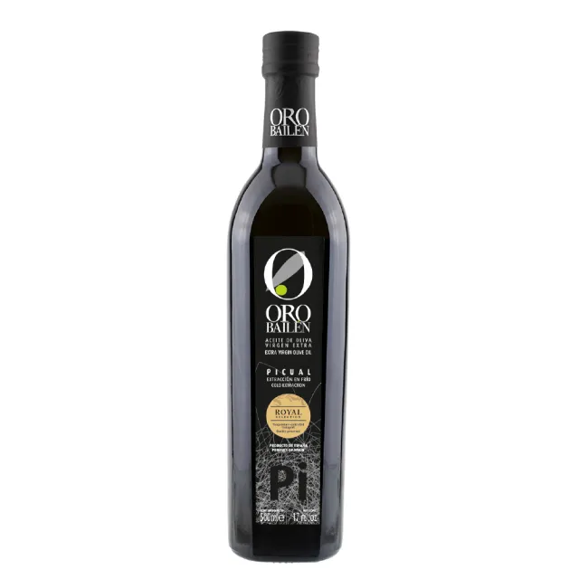 【Oro Bailen 皇嘉】皇家級Picual特級冷壓初榨橄欖油500mlx1入(酸度0.1%/生飲首選/低油酸/多國大獎)
