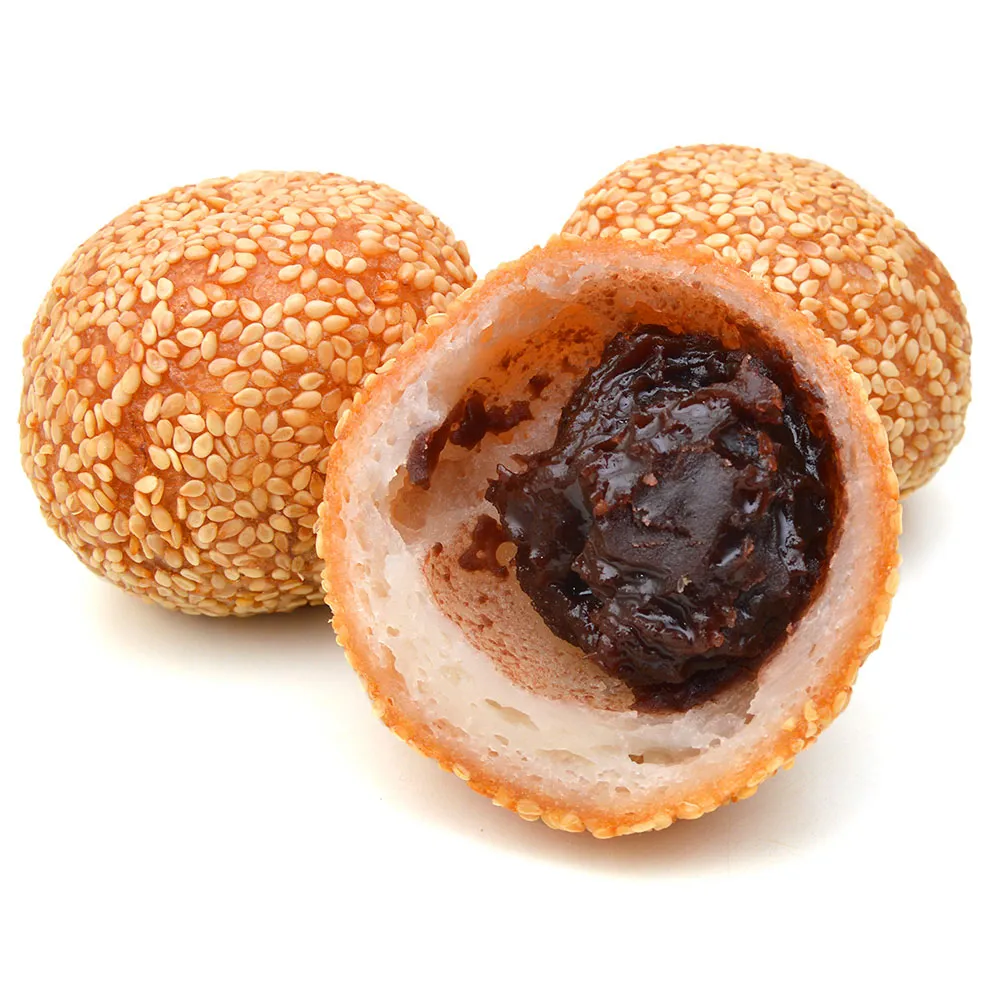 【上野物產】經典國宴小吃 紅豆芝麻球 x3包(270g±10%/10顆/包)