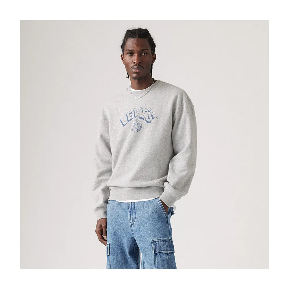 【LEVIS】男款 舒適長袖大學Tee 熱賣單品 38712-0294