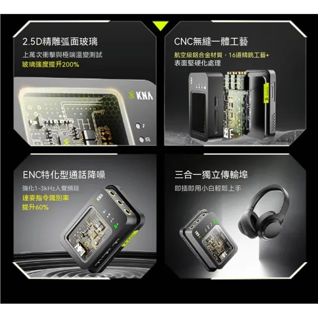【諾必行】外置聲卡 電競聲卡 遊戲聲卡 三角洲打瓦聲卡 虛擬7.1