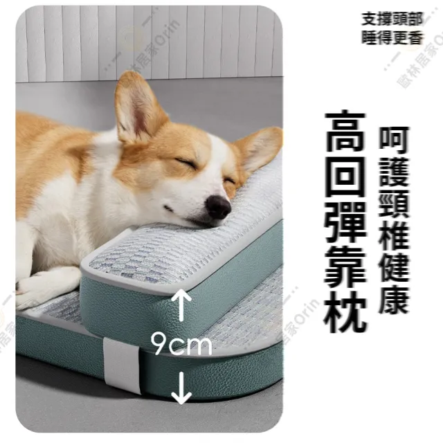 【paiyue 派躍運動】可拆洗藤編寵物睡墊 72*52cm 10公斤內適用 加厚3cm海綿（狗狗涼席 寵物冰墊 狗窩）
