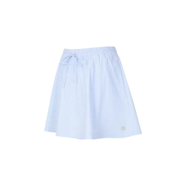【FILA】女平織短裙-藍色 5SKA-5412-BU