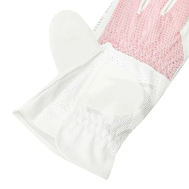 【DESCENTE】GOLF 迪桑特 ACMT WOMEN 360 GRIP MESH 女款 高爾夫手套(雙) 防滑手套 透氣手套(兩色任選)