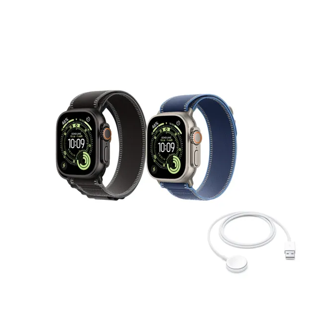 watch充電線組【Apple】Apple Watch Ultra 3 GPS+行動網路 49mm(鈦金屬錶殼搭配越野錶環)