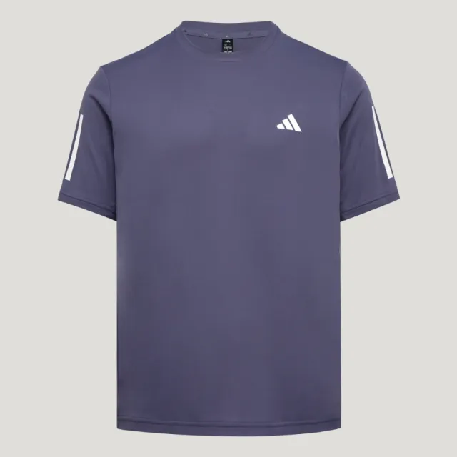 【adidas 愛迪達】短袖上衣 男 訓練 慢跑 亞規 TR-ES TEE 3S M 紫 KX2028