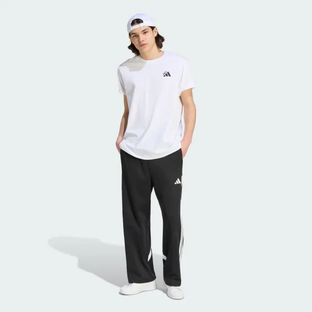 【adidas 愛迪達】短袖上衣 男 寬鬆版型 亞規 M SUSHI T 白 KS5077