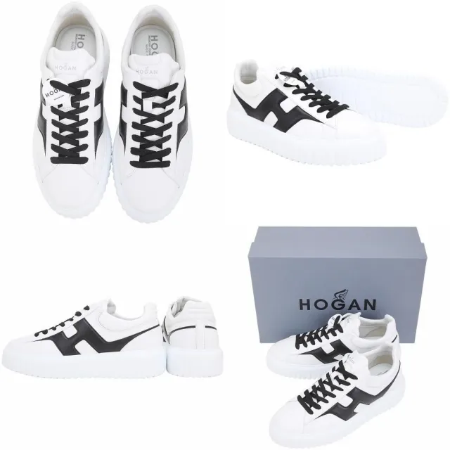 【HOGAN】H-Stripes H標誌厚底餅乾鞋 休閒鞋-男款(多色可選)
