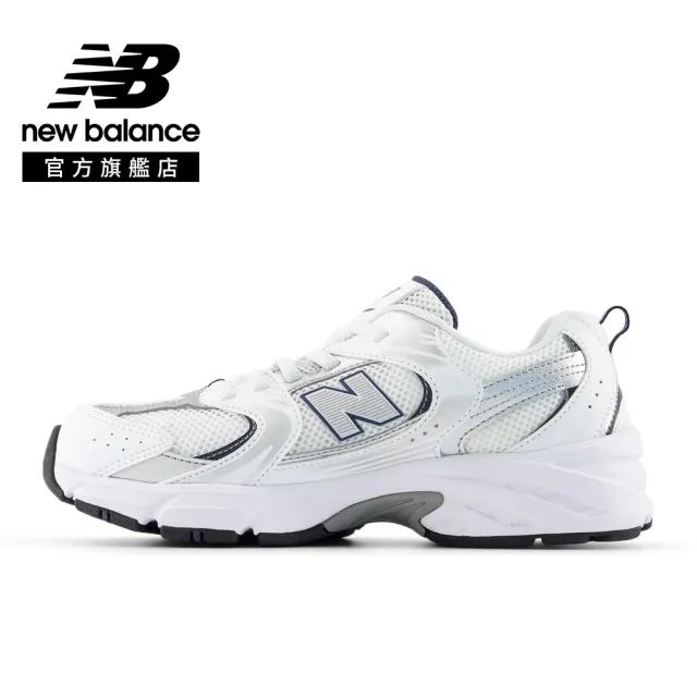 【NEW BALANCE】NB 大童鞋 童鞋_GZ530SB1-W_中性_白銀色(21.5-25cm)