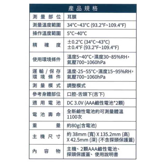 【OMRON 歐姆龍】歐姆龍 紅外線耳溫槍 MC-E533(有背光)