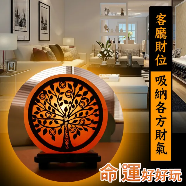 【命運好好玩】八方生財樹鹽燈(入厝禮)