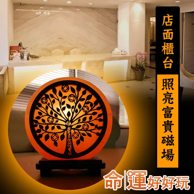【命運好好玩】八方生財樹鹽燈(入厝禮)