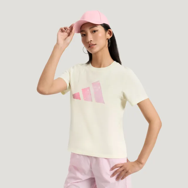 【adidas 愛迪達】短袖上衣 T恤 女 KS2867