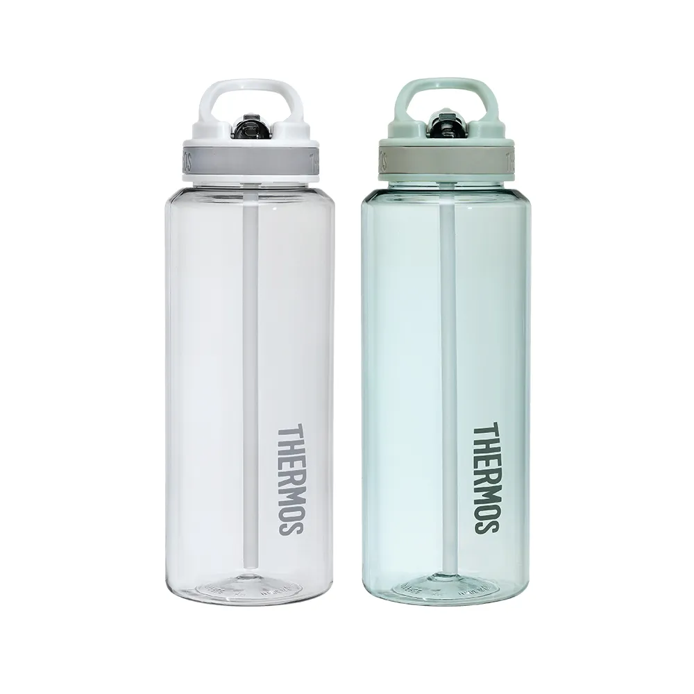 【THERMOS 膳魔師】摺疊收納式吸管輕水瓶950ml(TCST-950)