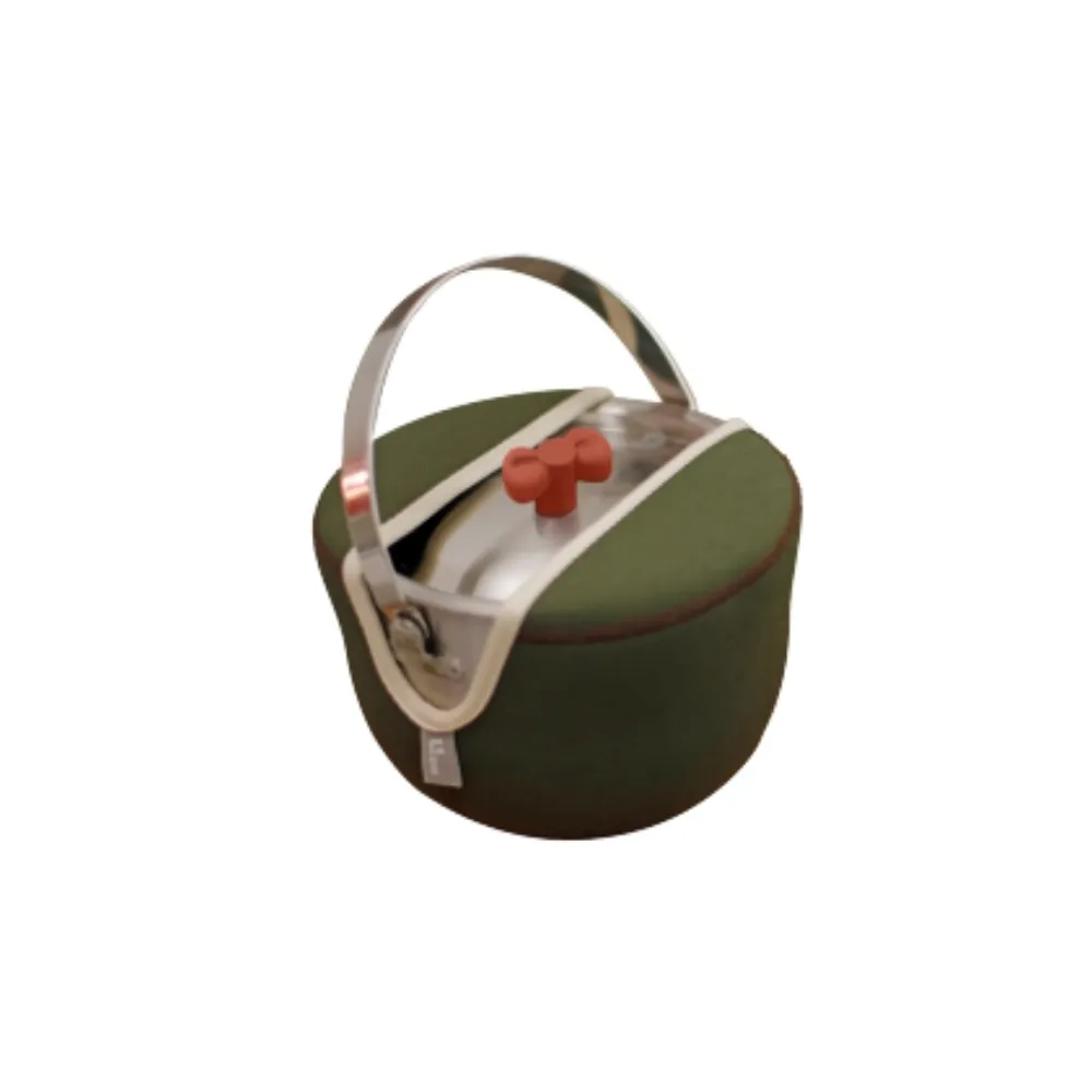 【UCOM 瑞康屋】叢林綠系列蝴蝶結防溢提鍋附提袋19CM(2.4L)