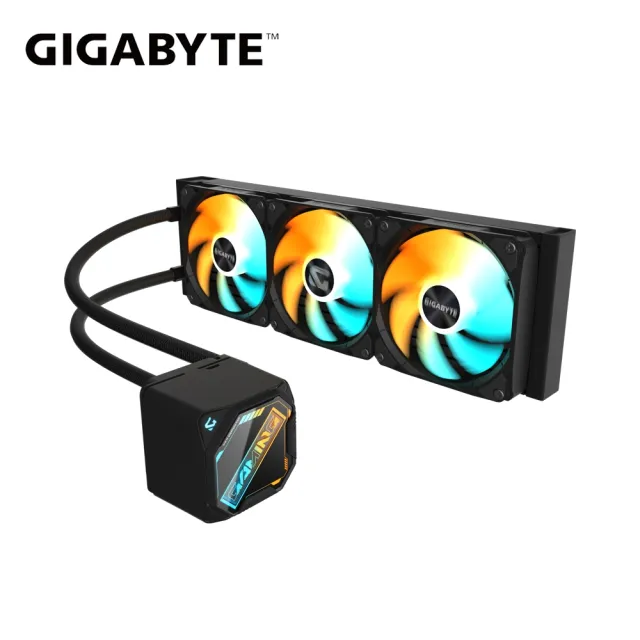 【GIGABYTE 技嘉】GAMING 360 水冷風扇-黑
