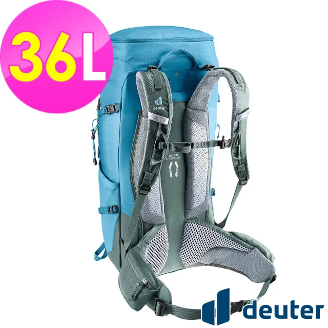 【deuter】TRAIL PRO輕量拔熱透氣背包36L(3441324藍/戶外休閒/健行包/登山包)