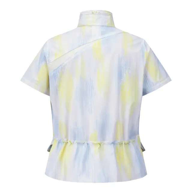 【DESCENTE】GOLF 迪桑特 HIGH-NECK MID-LENGTH 女款 高爾夫短袖外套 運動外套(兩色任選)