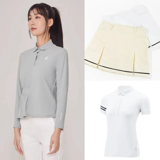 【HONMA 本間高爾夫】女款長袖上衣/polo衫/短裙 日本高爾夫專業品牌(XS-L多款多色任選)