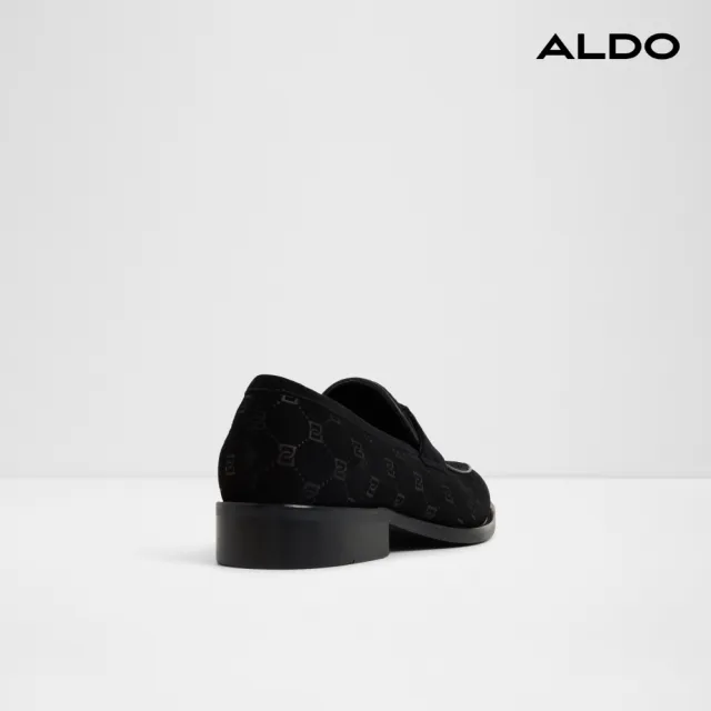 【ALDO】BECK-時尚都會印花皮鞋-男鞋(花黑色)