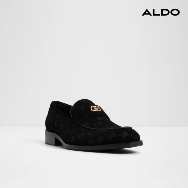 【ALDO】BECK-時尚都會印花皮鞋-男鞋(花黑色)
