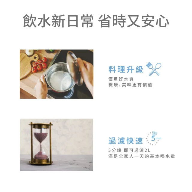 【LAICA 萊卡】bi-flux長效8周嬰兒&母親專用濾芯(義大利原裝進口 6入/盒)