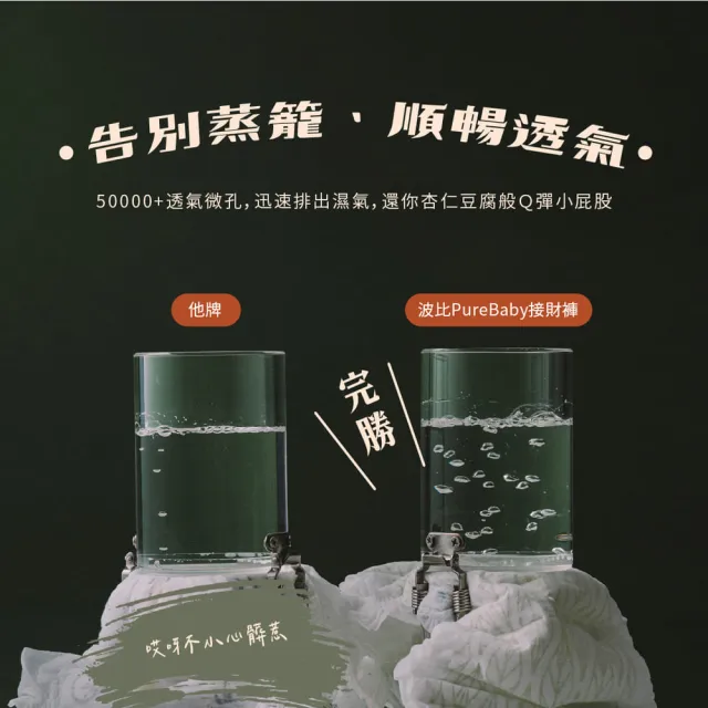 【PureBaby 波比】植萃抑菌 尿布接財褲褲型L-XXL 4包組 2026全新升級款(北港武德宮獨家聯名)無甲醯胺