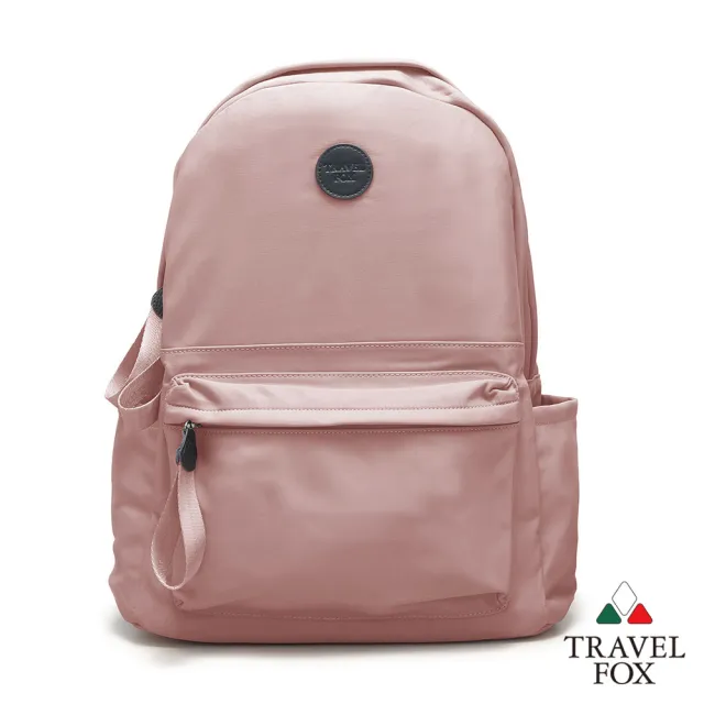 【TRAVEL FOX 旅狐】女包 簡約休閒大容量防水筆電包/旅行背包/學生包(TB840-69 粉紅)