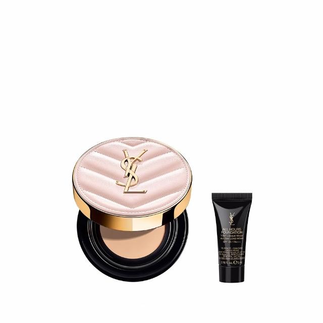 【YSL】官方直營 超模光感精華水氣墊SPF50+/PA++++ 12g(粉紅氣墊/防曬/任選1款)