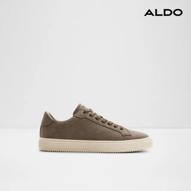 【ALDO】SEBBI-質感麂面綁帶休閒鞋-男鞋(咖啡色)