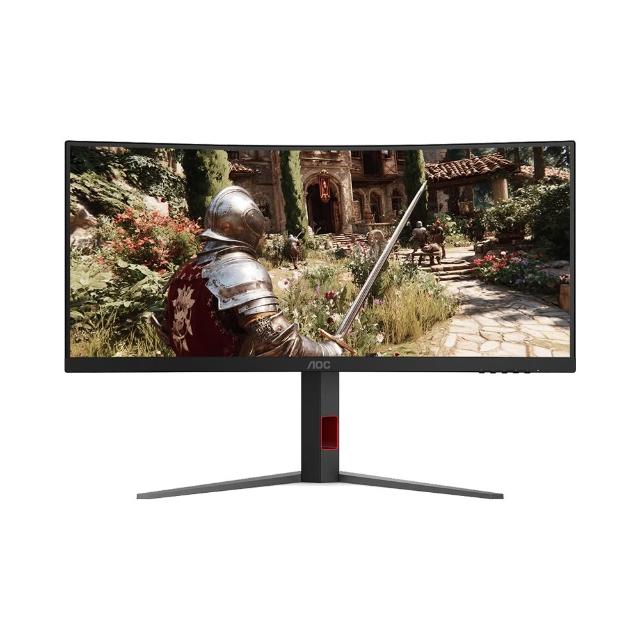 【AOC】Gaming CU34G4H 曲面電競螢幕(34型/WQHD/200Hz/0.3ms/Fast VA/可升降)