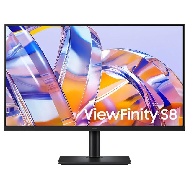 【Samsung 三星】S27H802UAC 27型 IPS 4K ViewFinity S8創作者電腦螢幕(HDR10/Type-C 90W/KVM/HDMI/DP)