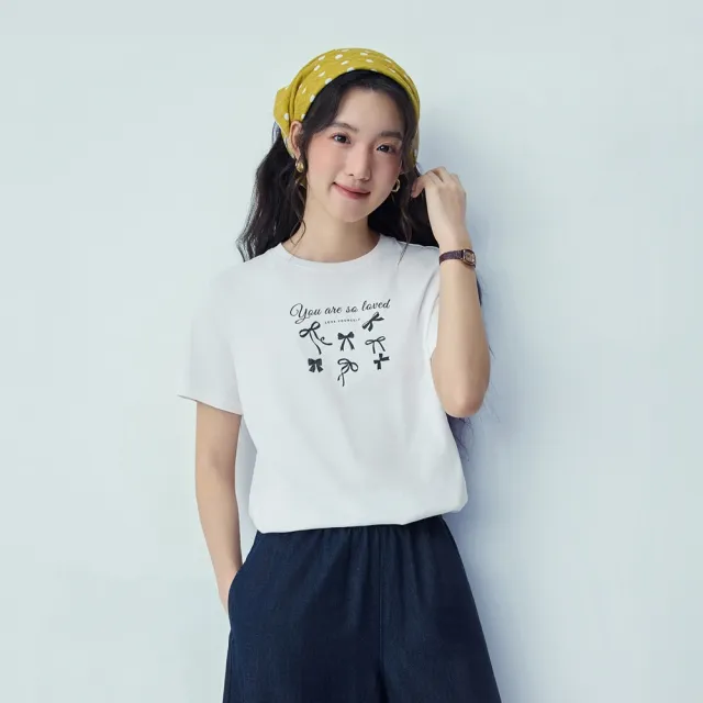 【GIORDANO 佐丹奴】男女裝印花圓領短袖T恤(多色任選)