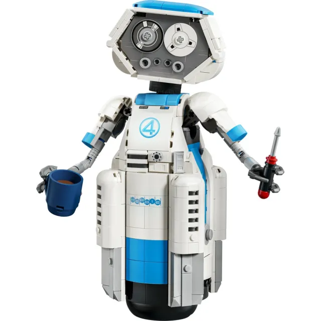 【LEGO 樂高】漫威超級英雄系列 76339 驚奇 4 超人赫比(機器人 漫威影業 禮物 玩具)