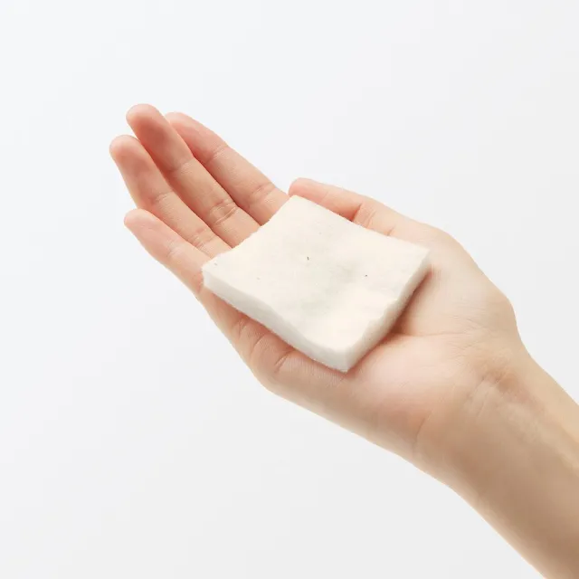 【MUJI 無印良品】原色化妝棉/180入約65x50mm(3入組)