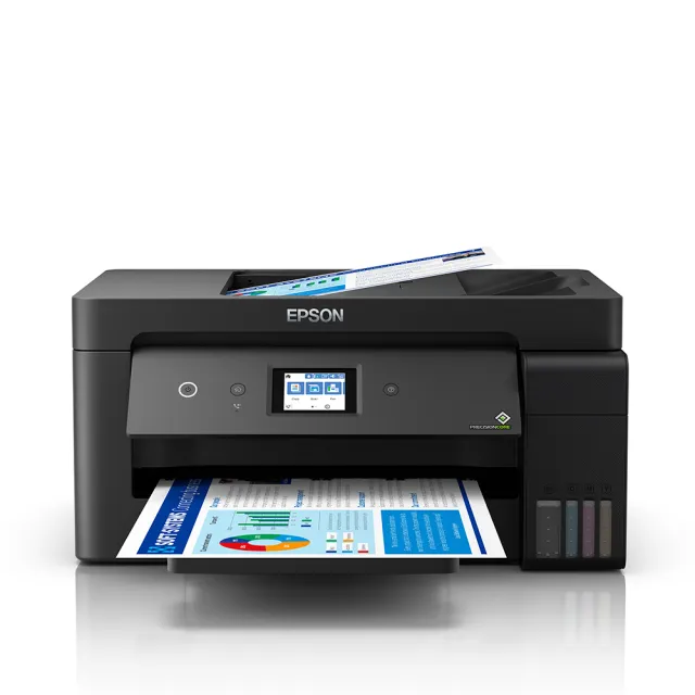 【EPSON】官方直營 搭3組T03Y原廠1黑3彩墨水★L14150 A3+高速雙網WiFi智慧遙控連供複合機