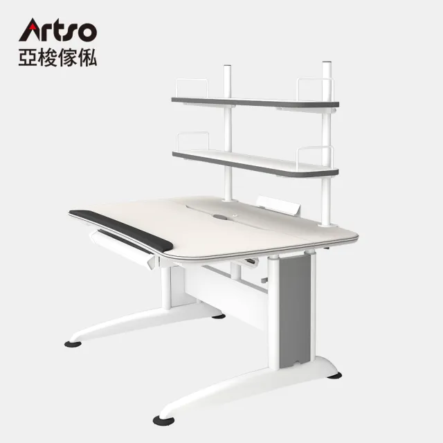 【Artso 亞梭】DK-II桌 105cm-書架型(潔菌桌板/兒童桌/成長桌/學習桌/升降桌)