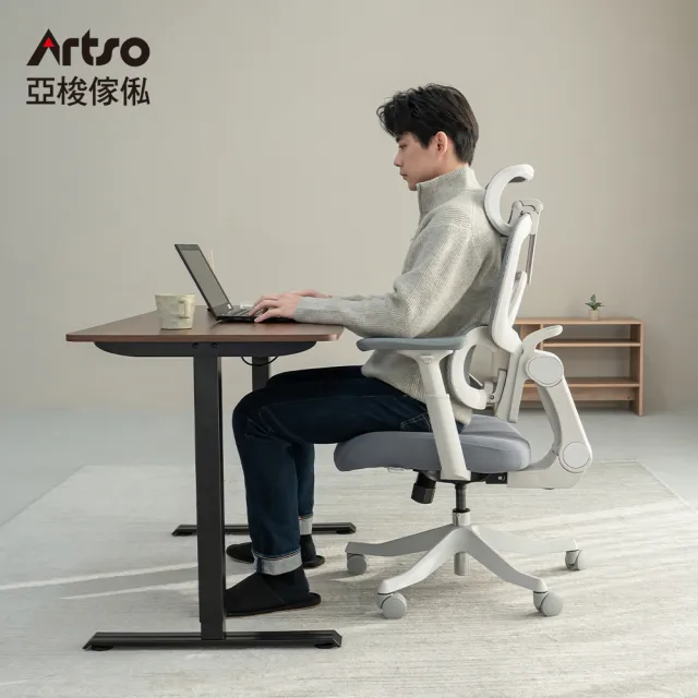 【Artso 亞梭】Switch動態撐腰追背椅(自行組裝/電腦椅/人體工學椅/辦公椅/椅子)