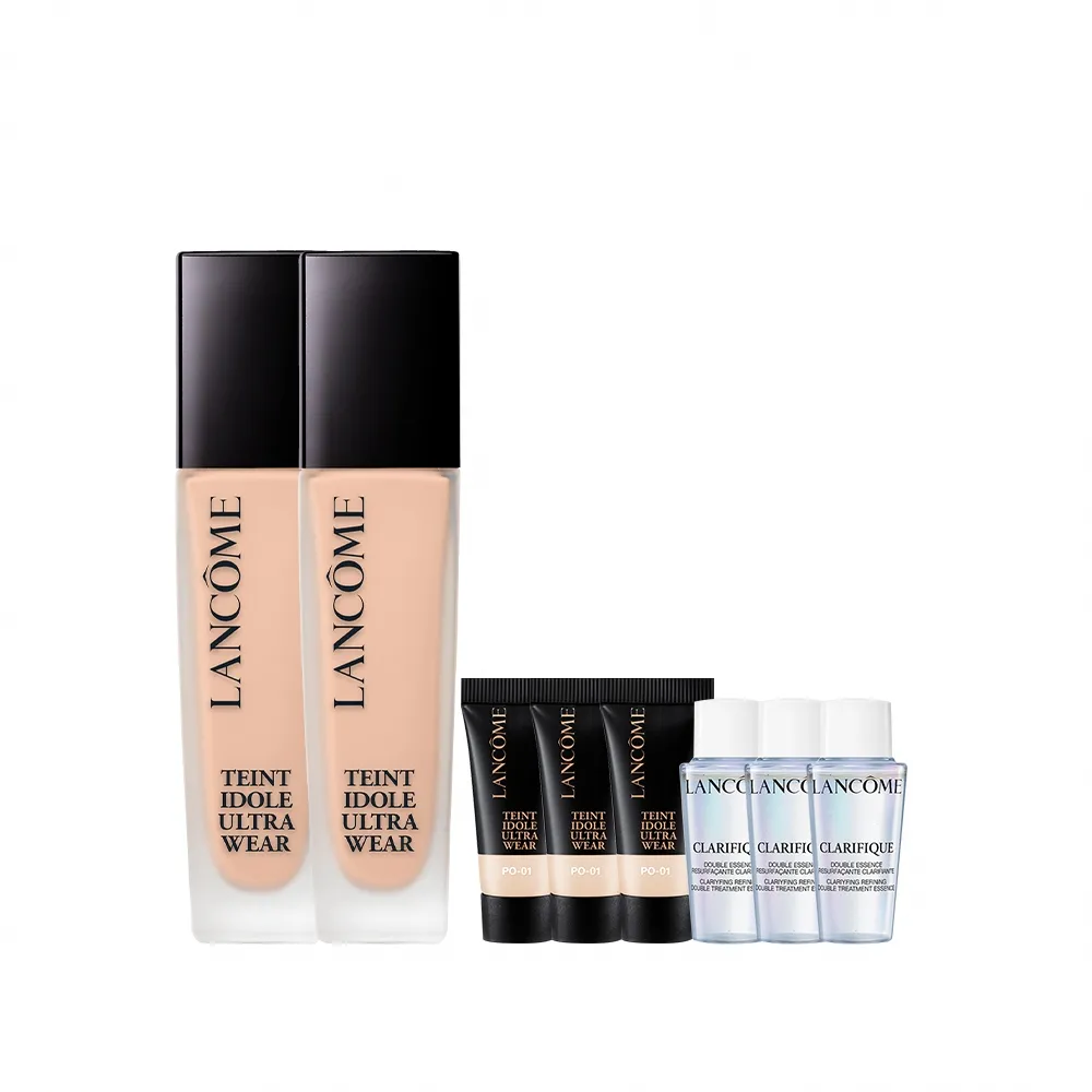 【LANCOME 蘭蔻】官方直營 零粉感粉底雙入組(LANCOME/零粉感/粉底/持妝/不脫妝)