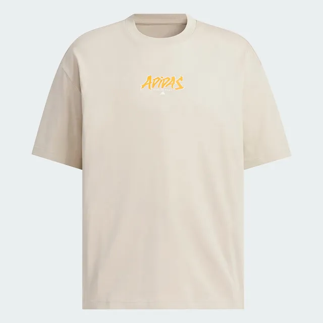 【adidas 愛迪達】短袖上衣 男 訓練 慢跑 亞規 BB ENRGY TEE 米 KS7860